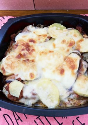 ミートソースで絶品ナスとポテトのラザニア-レシピのメイン写真