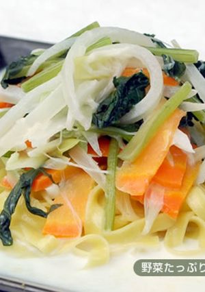 野菜たっぷりのクリームパスタ-レシピのメイン写真
