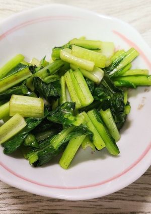 簡単★作り置きに★江戸菜ナムル-レシピのメイン写真