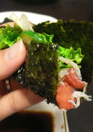 ◎海苔で巻き巻きサラダ◎-レシピのメイン写真