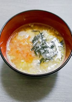 ダイエット★オートミールのお茶漬け-レシピのメイン写真