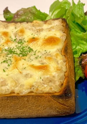 日曜日の贅沢ツナメルトトースト❁-レシピのメイン写真
