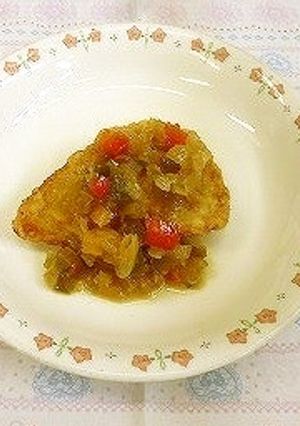 あじのエスカベッシュ【柏市学校給食】-レシピのメイン写真