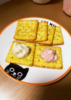 梅、もろみ！クリームチーズのディップ２種-レシピのメイン写真