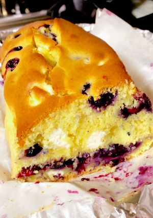ブルーベリーとクリチのパウンドケーキ-レシピのメイン写真