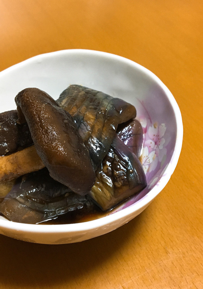 ナスとしいたけのしょうが焼き-レシピのメイン写真