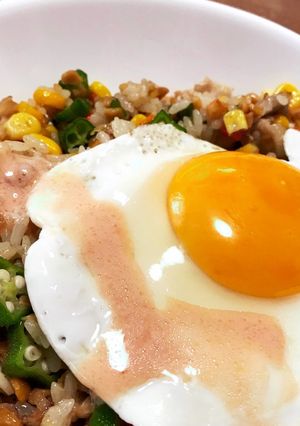 ヘルシー炒めご飯-レシピのメイン写真