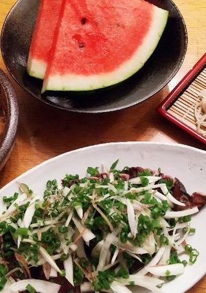 夕飯！かつおのたたき-レシピのメイン写真