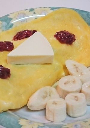 憩いひととき✨バナナのレモンクレープ包み-レシピのメイン写真