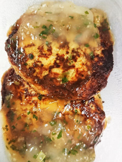 ふわふわサバ缶でハンバーグ-レシピのメイン写真