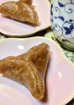 家伝風ゆべし(餡入りゆべし)-レシピのメイン写真