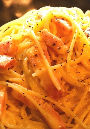 【レンジで簡単主食】濃厚カルボナーラ-レシピのメイン写真