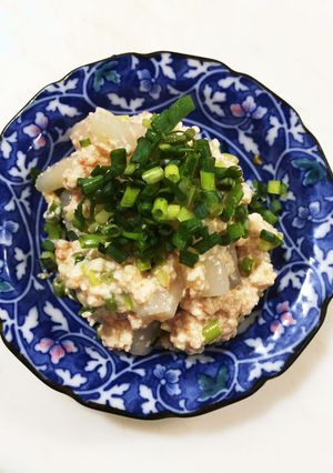 豆腐と蒟蒻のおつまみ☆明太味-レシピのメイン写真