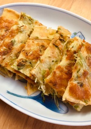 【簡単】豆苗チヂミ-レシピのメイン写真