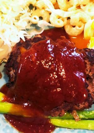 粗挽きミンチでハンバーグ-レシピのメイン写真