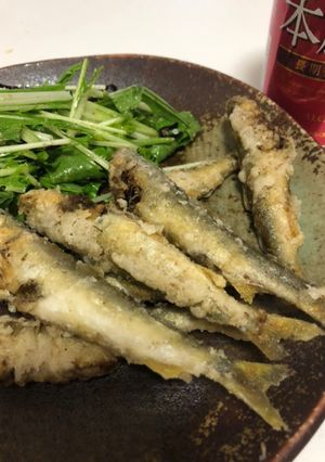 簡単!稚鮎の唐揚げ-レシピのメイン写真