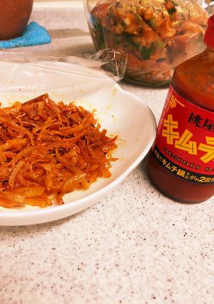 おじさん達絶賛！サキイカキムチ(^^)-レシピのメイン写真