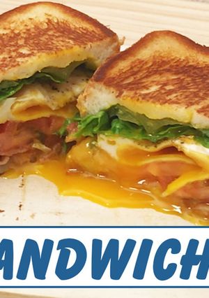 BLTホットサンドイッチ-レシピのメイン写真