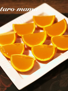 夏にぴったり♪簡単オレンジマンゴーゼリー-レシピのメイン写真