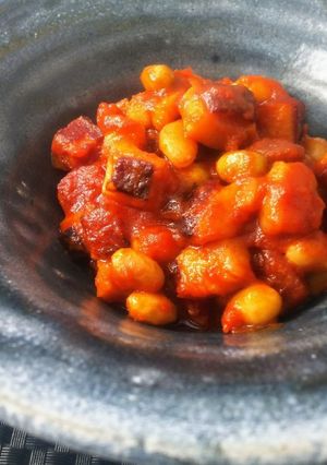 たこと大豆の簡単ちょいチリビーンズ-レシピのメイン写真