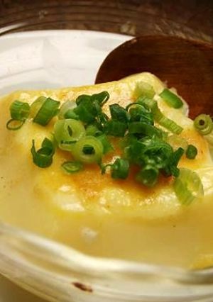 アツアツ卵豆腐♡からしマヨ味♪-レシピのメイン写真