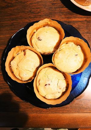 ラムレーズン&ラズベリーのカップケーキ-レシピのメイン写真