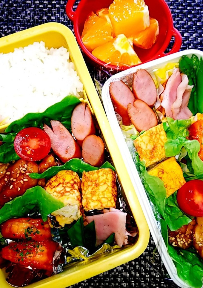 息子と娘のお弁当'20.7.11-レシピのメイン写真