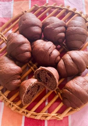 クランベリーとチョコのバターロール-レシピのメイン写真