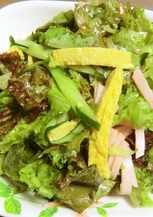 レタスと冷やし中華のドッキング？-レシピのメイン写真