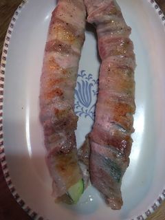 ズッキーニの豚バラ肉の巻き焼き-レシピのメイン写真
