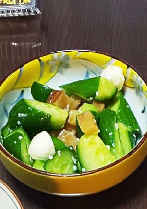 燻製薫るきゅうりのサラダ-レシピのメイン写真