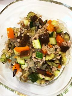夏野菜とすし酢の炒め物ハーブソルト風味-レシピのメイン写真