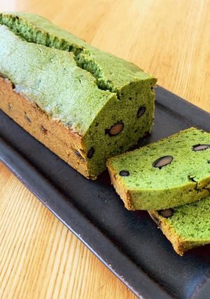米粉のしっとり黒豆抹茶パウンドケーキ-レシピのメイン写真