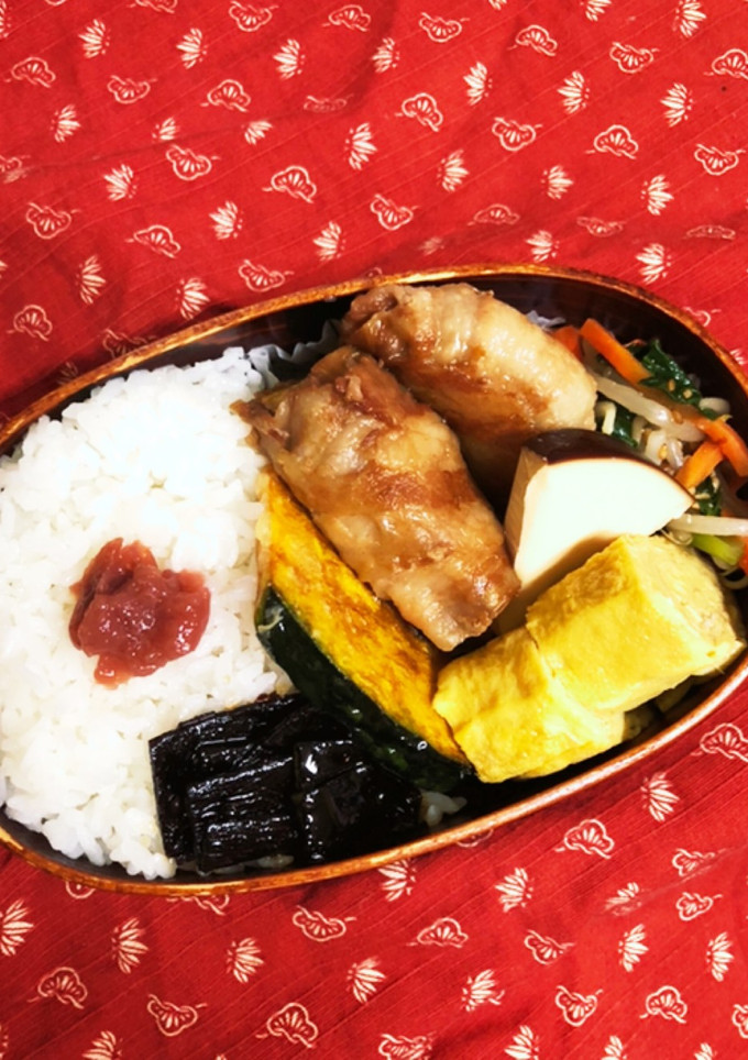ズッキーニ と玉ねぎの肉巻き弁当-レシピのメイン写真