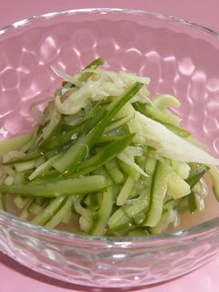 きゅうりとみょうがの簡単酢の物-レシピのメイン写真