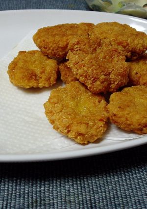 ヘルシーでもおいしい！チキンナゲット♪-レシピのメイン写真
