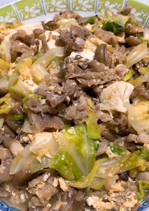 超簡単☆牛肉とキャベツの和風チャンプルー-レシピのメイン写真