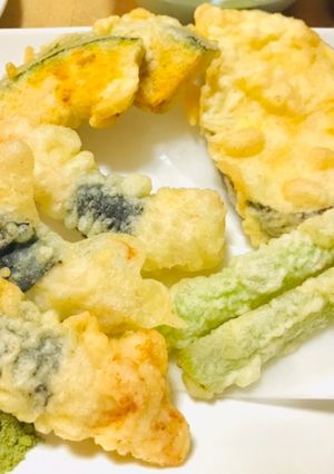 和食天ぷら・とり天・アスパラ天・芋天4種-レシピのメイン写真