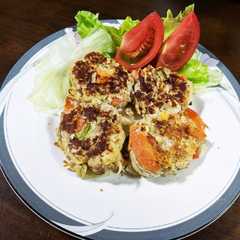 ゴーヤチャンプルーからの豆腐ハンバーグ-レシピのメイン写真