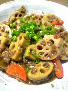 ピリッ!とおいしいあんかけレンコン-レシピのメイン写真