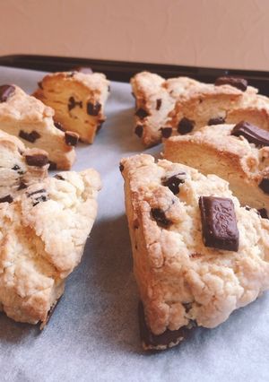 コツあり♡簡単チョコスコーン♡スタバ風-レシピのメイン写真