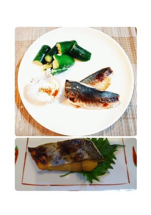 自炊飯　トースターで和風下味の鰺を焼く-レシピのメイン写真