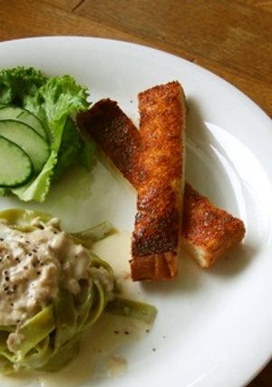 ツナチーズソースのほうれん草パスタ-レシピのメイン写真