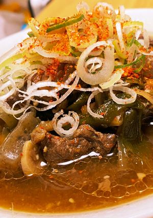 男飯★圧力鍋で時短！牛すじ親父煮込み-レシピのメイン写真