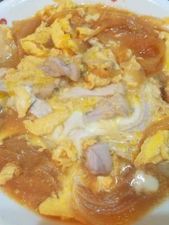 他人丼(豚ロース肉の卵とじ)-レシピのメイン写真