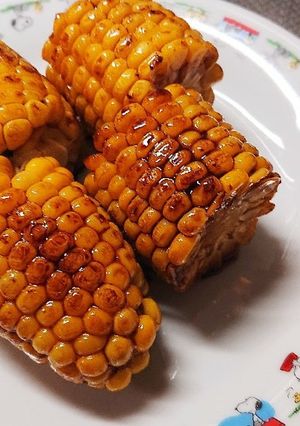 こんがり醤油バターの焼きとうもろこし-レシピのメイン写真