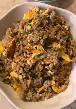 イカ肝炒飯-レシピのメイン写真