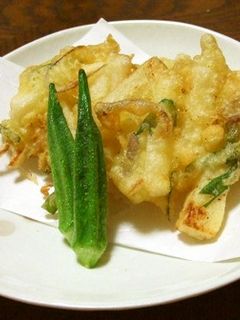 みょうがと長芋のかき揚げ-レシピのメイン写真