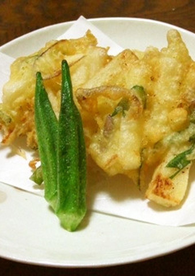 みょうがと長芋のかき揚げ-レシピのメイン写真