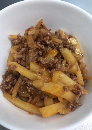 じゃがいも とひき肉のシャキシャキ-レシピのメイン写真